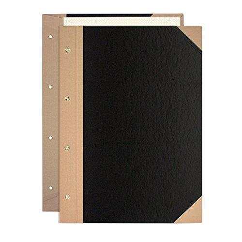 プラス とじ込表紙 A4縦 4穴 FL-006TU 77-178 黒