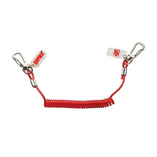 ラパラ(Rapala) ワイヤーリーシュコード 自然長/約25cm 最大伸長/約70cm レッド W...