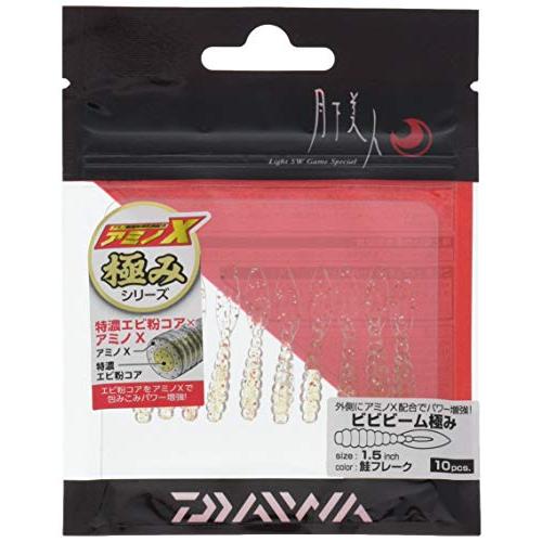 ダイワ(DAIWA) アジング メバリング 月下美人 ビビビーム 極み 1.5インチ 鮭フレーク ル...