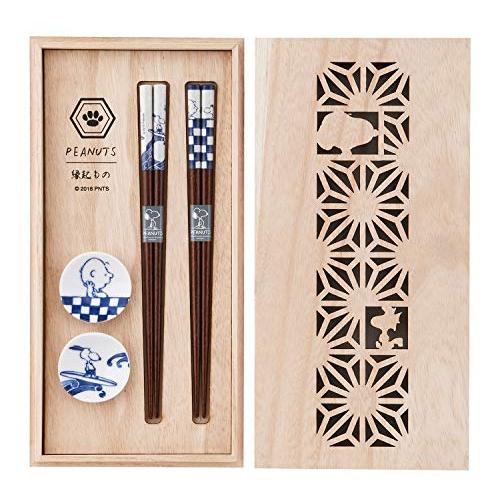 山加商店(Yamakasyoten) 「 PEANUTS(ピーナッツ) 」 スヌーピー 染付 お箸 ...
