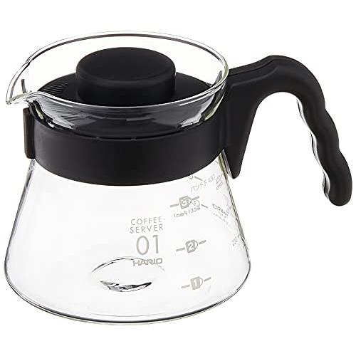HARIO(ハリオ) V60コーヒーサーバー 電子レンジ/食洗機対応 450ml ブラック 日本製 ...