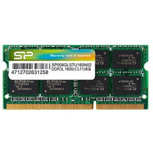 シリコンパワー ノートPC用メモリ 1.35V (低電圧) DDR3L 1600 PC3L-12800 8GB×1枚 204Pin Mac 対応｜santa-ge