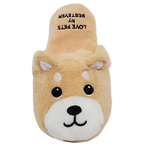 【LOVE PETS by BESTEVER】スリッパ 柴犬 おやつポケット 犬 猫 おもちゃ ペッ...