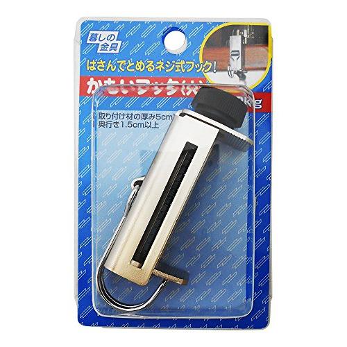 和気産業(Waki Sangyo) かもいフック 大 ねじ式フック 鴨居 木枠 木製机 1個入 シル...