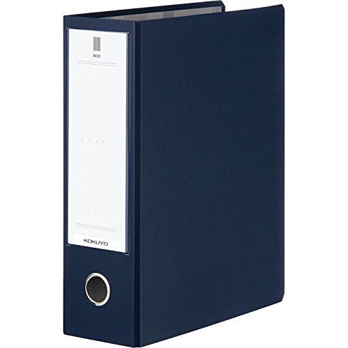 コクヨ ファイル チューブファイル NEOS A4 80mm 2穴 ネイビー フ-NE680DB