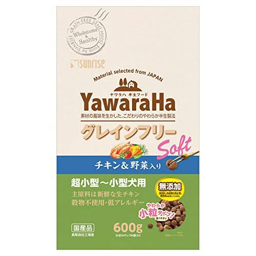 マルカン ドッグフード ヤワラハ グレインフリー ソフト チキン&amp;野菜入り 600g 600グラム ...