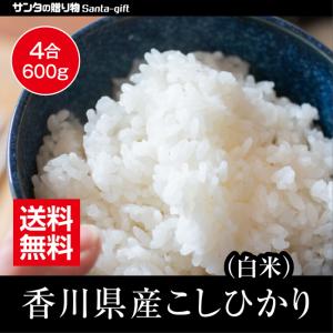 激安 600g 新米 香川県産 コシヒカリ 令和4年産 白米 4合パック  送料無料 ポイント消化