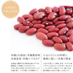 十六ささげ豆 200g 有機JAS オーガニッ...の詳細画像3