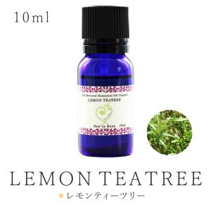 精油 レモンティーツリー 10ml オーガニック精油 USDAオーガニック認証 天然成分100％ ピュア エッセンシャルオイル アロマオイル｜santarosa