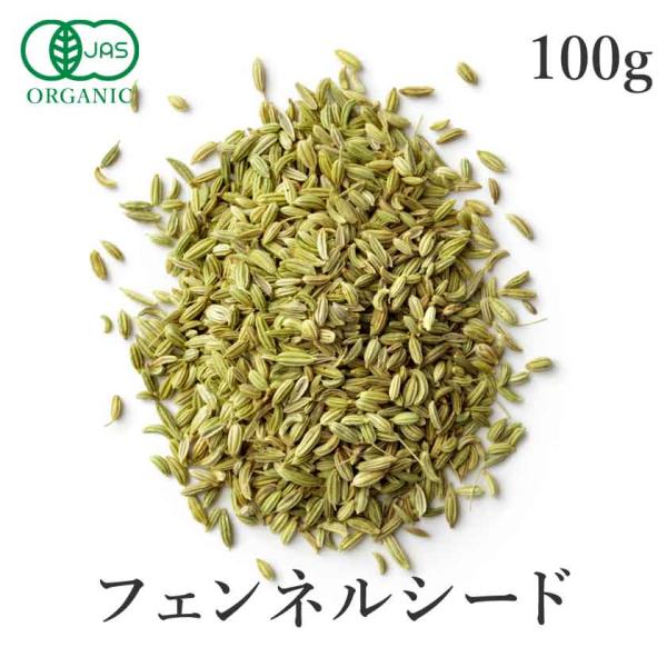 フェンネルシード 100g 有機JAS オーガニック フェンネルティー ハーブティー ウイキョウ 茴...