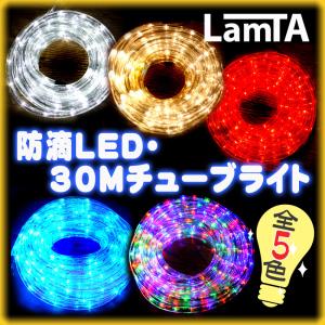 イルミネーション 防滴LEDライト チューブライト 30M 1080球 ロープライト 野外