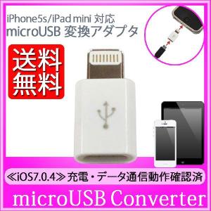【送料無料】iPhone6s iPhone6　iPad mini対応 Micro USB変換アダプタ