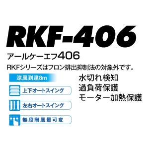 気化式冷風機 RKF406 涼風到達約8m 排...の詳細画像2