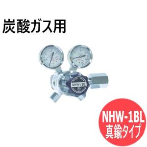 フィン式二段式圧力調整器 NHW-1BL 真鍮タイプ 炭酸ガス用 ヤマト産業 NHW-1BL-R-1101-2203 [302606]｜santec1949