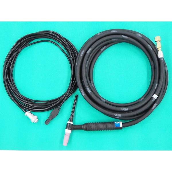 【200A/7.6m】日立接続仕様  空冷TIGトーチ一式 (NA-21A相当品) WP-26 ウェ...