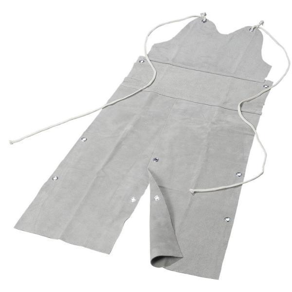 床皮胸付ローハイド (股アテ付) 長さ約128cm・巾約52cm ・足巾約30cm AP-23 溶接...