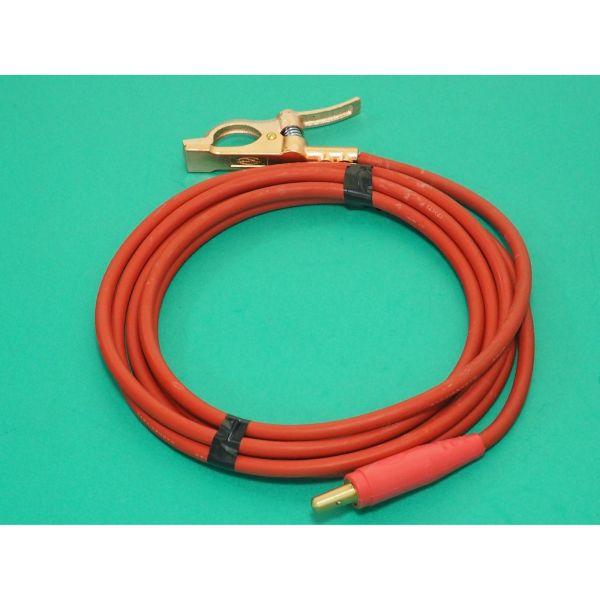 赤色アース10M / WCT22 溶接ケーブルセット・ピン式(JA300)仕様【組み立て/取付済み・...