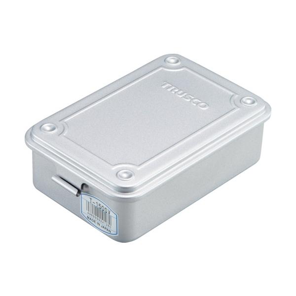 TRUSCO T-150SV トランク型工具箱 154X105X52 シルバー [328-7963]