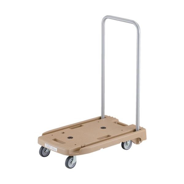 TRUSCO 樹脂台車 こまわり君 省音G車輪 600X390 ライトサンド 樹脂ストッパー付 MP...