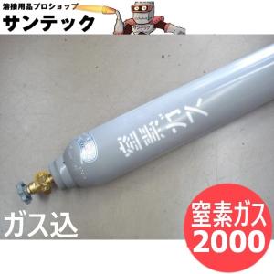 窒素ガスボンベ / 2000リッター｜santec1949