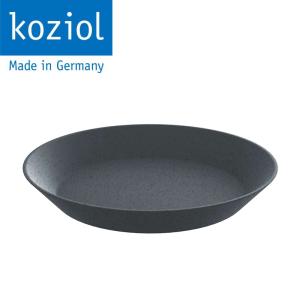120762 KOZIOL コジオル CONNECT プレート 240mm オーガニック ディープグレー アウトドア キャンプ BBQ バーベキュー 皿 食器