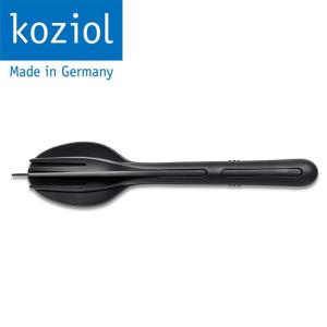 120774 KOZIOL コジオル KLIKK カトラリーセット3 ブラック アウトドア キャンプ BBQ バーベキュー カトラリー
