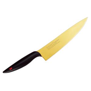 霞 KASUMI 剣型包丁 ゴールド チタンコーティング No.22020/B 20cm 包丁 ナイフ 22020-G SUMIKAMA