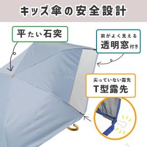 キッズ 折りたたみ傘 LINEDROPS 晴雨...の詳細画像2