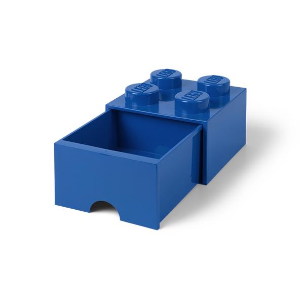 LEGO レゴブリック ドロワー4 ブライトブルー 引き出し 子ども 収納 おもちゃ箱 571193...