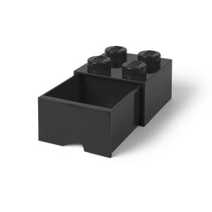 LEGO レゴ レゴブリック ドロワー4 ブラック 引き出し 子ども レゴブロック 収納 おもちゃ箱 5711938029449 40051733 国内代理店正規品