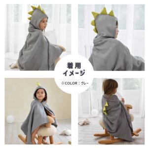 フード付きバスタオル イエロー 黄色 SOF ...の詳細画像2