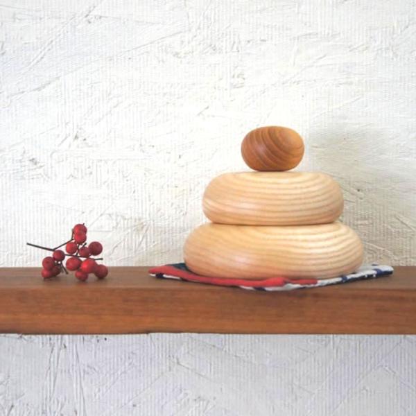 KAGAMIMOCHI カガミモチ 木製カガミモチ オーナメント 鏡餅 kochi 正月 飾り 鏡モ...