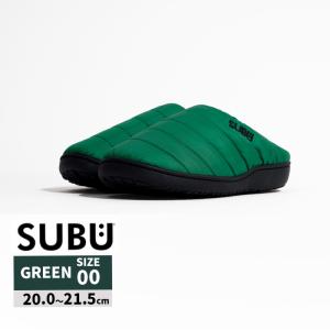 GREEN 00 20.0-21.5cm グリーン 冬のサンダル 外履き 正規品 秋冬 あったかい SB-160 SUBU(スブ)｜santecdirect