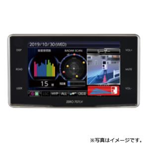爆買 レーザー＆レーダー探知機 ZERO 707LV 日本製 3年保証 最新データ無料更新対応モデル ※リモコンは付属しておりません ZERO707LV COMTEC (コムテック)