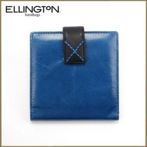 エリントン ハンドバッグ Ellington Handbags 二つ折り財布 レザー(ブルー)3421bl｜santekjp