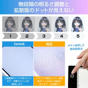 爆買 トレース台 A3 軽量版 LED ライト...の詳細画像2