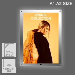 爆買 LEDライトパネル A1サイズ アクリル製 13色切替 リモコン付 RGB