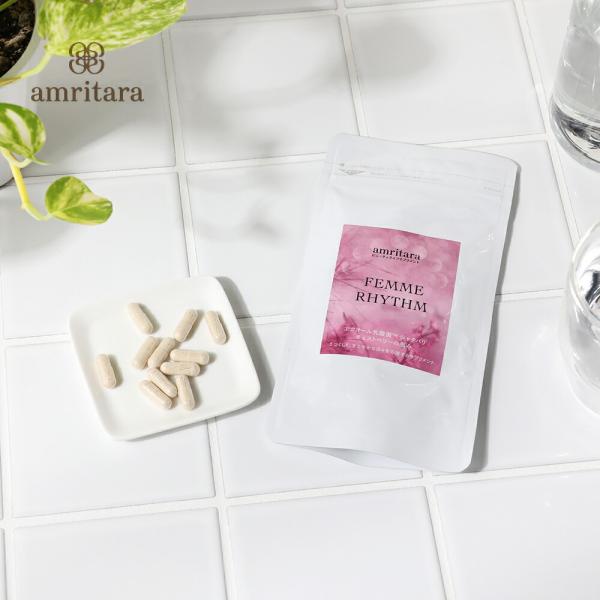 アムリターラ フェム リズム 60粒 シャタバリ チェストベリーマカ 亜鉛 大豆由来 エクシオール ...