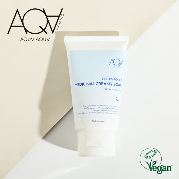 アクア・アクア ソープ 薬用 クリーミーソープ 81g 薬用 洗顔料 オーガニック 石鹸 石けん フ...