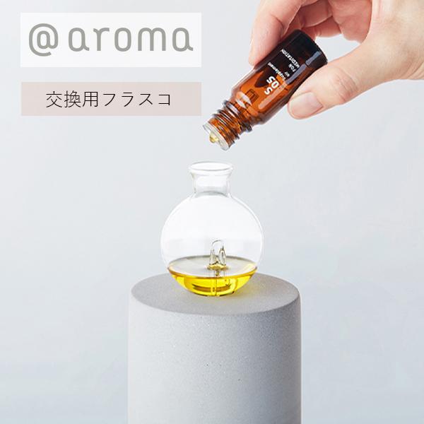 アットアロマ ネブライジングディフューザー オーブ フラスコ 交換用 シンプル おしゃれ アロマディ...