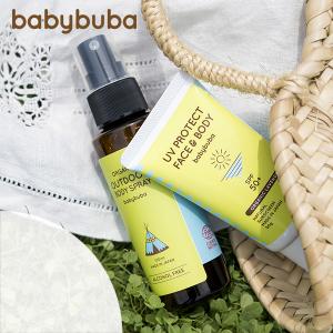 ベビーブーバ アウトドアセット UVプロテクト SPF50+ 50g アウトドア ボディスプレー 100ml 日焼け止め ベビー オーガニック