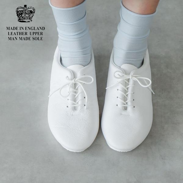 クラウン シューズ ダンス ジャズ 靴 ジャズシューズ ダンスシューズ レザー 英国製 レディース