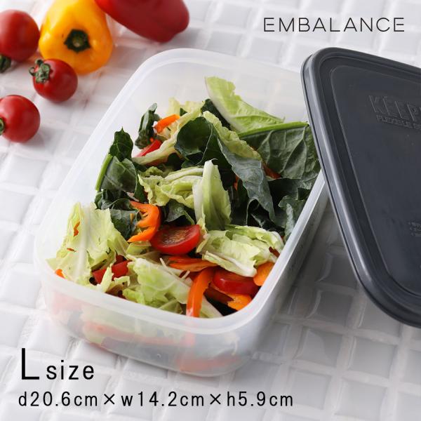 EMBALANCE エンバランス レクタングルコンテナ L 1270ml 保存容器 食品保存