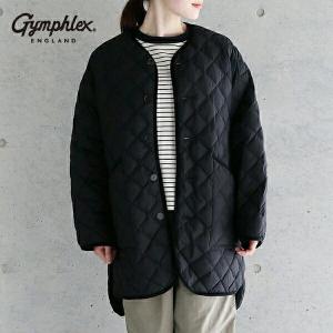 GYMPHLEX ジムフレックス ダイヤキルトダウン Vネック カラーレス