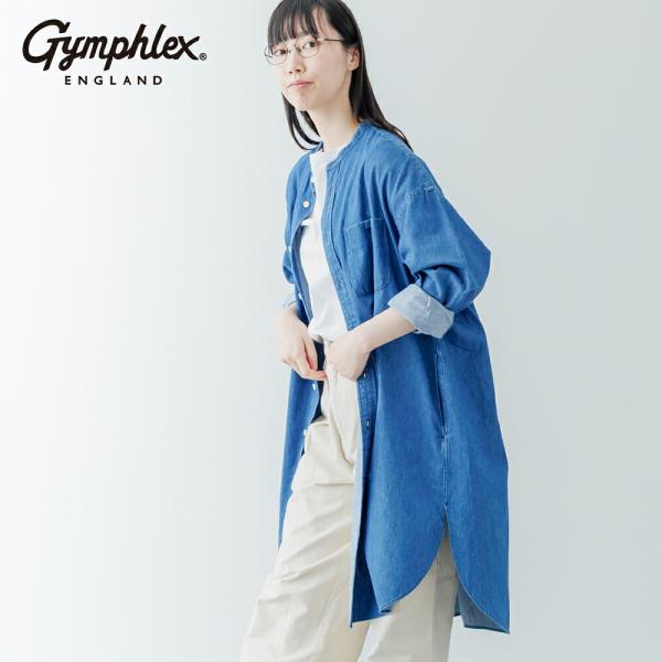 ジムフレックス シャツ レディース 長袖 シャツワンピース #GY-G0064SDM コットン ワン...