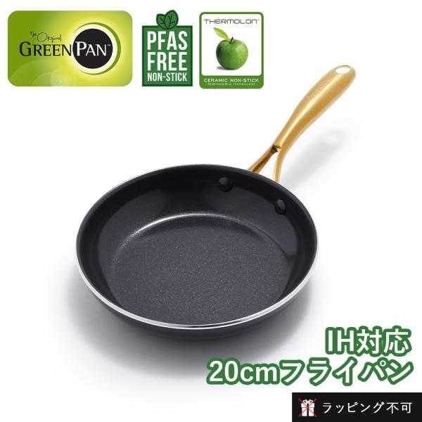 GREEN PAN グリーンパン ストゥディオフライパン 20cm GREEN PAN  IH対応 ...