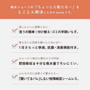 吸水ショーツ シームレス レディース ジュニア...の詳細画像1