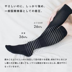 ソックス 綿混 着圧 ふくらはぎ巡りソックス ...の詳細画像4