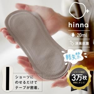 【日本製】 布ライナー 尿漏れ 布ナプキン 軽失禁 20ml 尿漏れパッド 尿もれ 女性用 洗いやすい 洗濯機で洗える 繰り返し使える 吸水ショーツ hinna ヒンナ