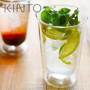 グラス ダブルウォールグラス コップ カクテルグラス 290ml キントー 耐熱ガラス 二重構造 シンプル アルコール KINTO 爆買